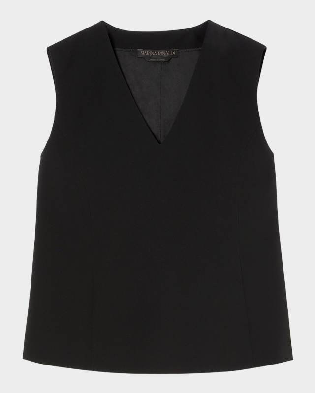 Plus Size Faenza Side-Zip Cady Top
